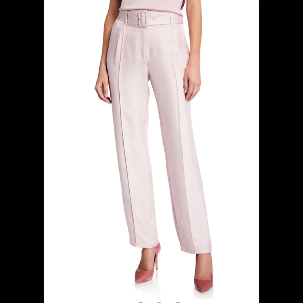 Sally Lapointe 100%silk pants